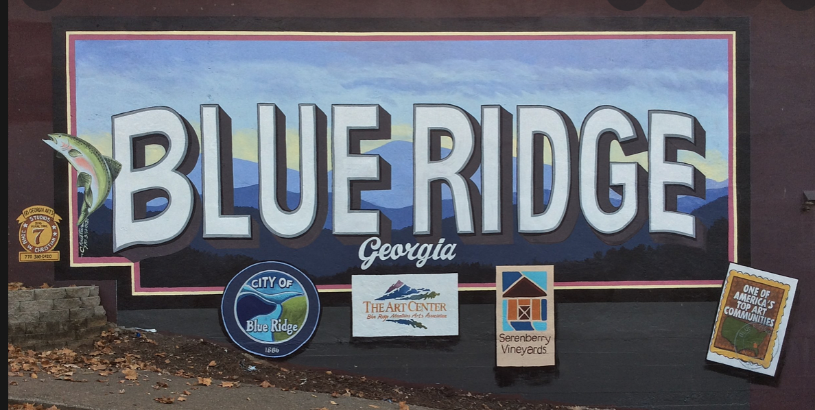 Blue Ridge Georgia Wall Mural Blue Ridge Georgia Wall Mural